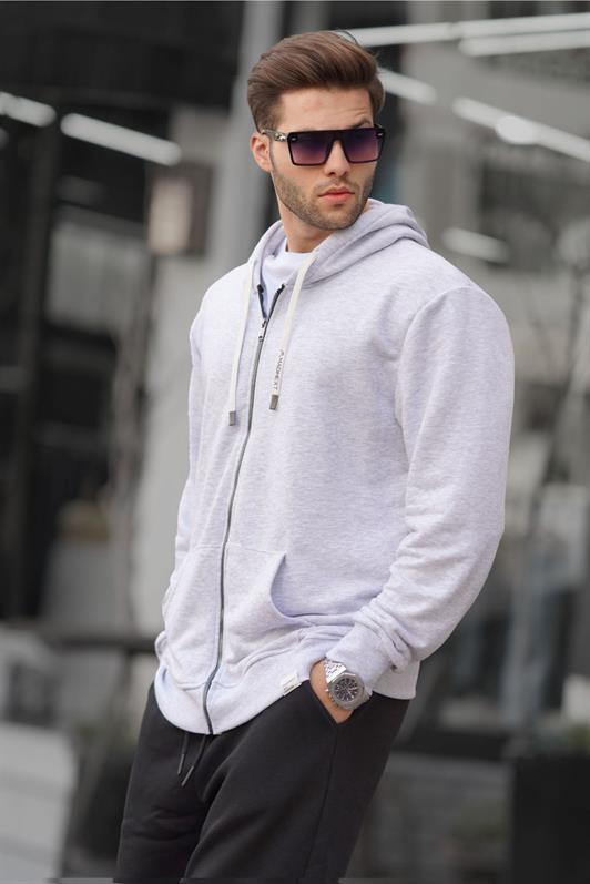 MDX Caramel Zippered Hooded Sweatshirt 6161 - Fairfield
