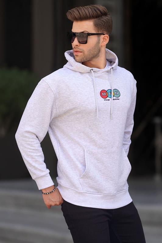 MDX Caramel Hooded Embroidered Men's Sweatshirt 6145 - Herstal