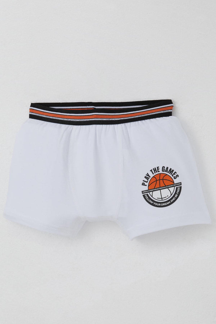 BRE Datagridviewtextboxcolumn { Name = Brand, Index = 5 } Boys' Tank Top Boxer Set with Motivational Theme, 12 Years, White - Rocklin