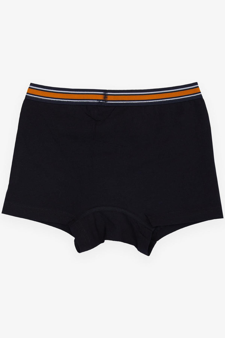 BRE Katamino Boys' Boxer Shorts Basketball Themed 5-8 Years, Navy Blue - Napier