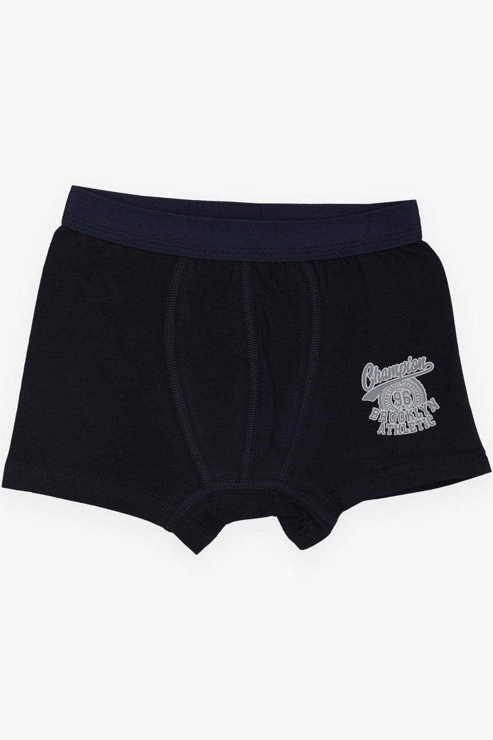 BRE Katamino Boy's Boxer Champion Printed 3-4, Navy Blue - Kharkiv