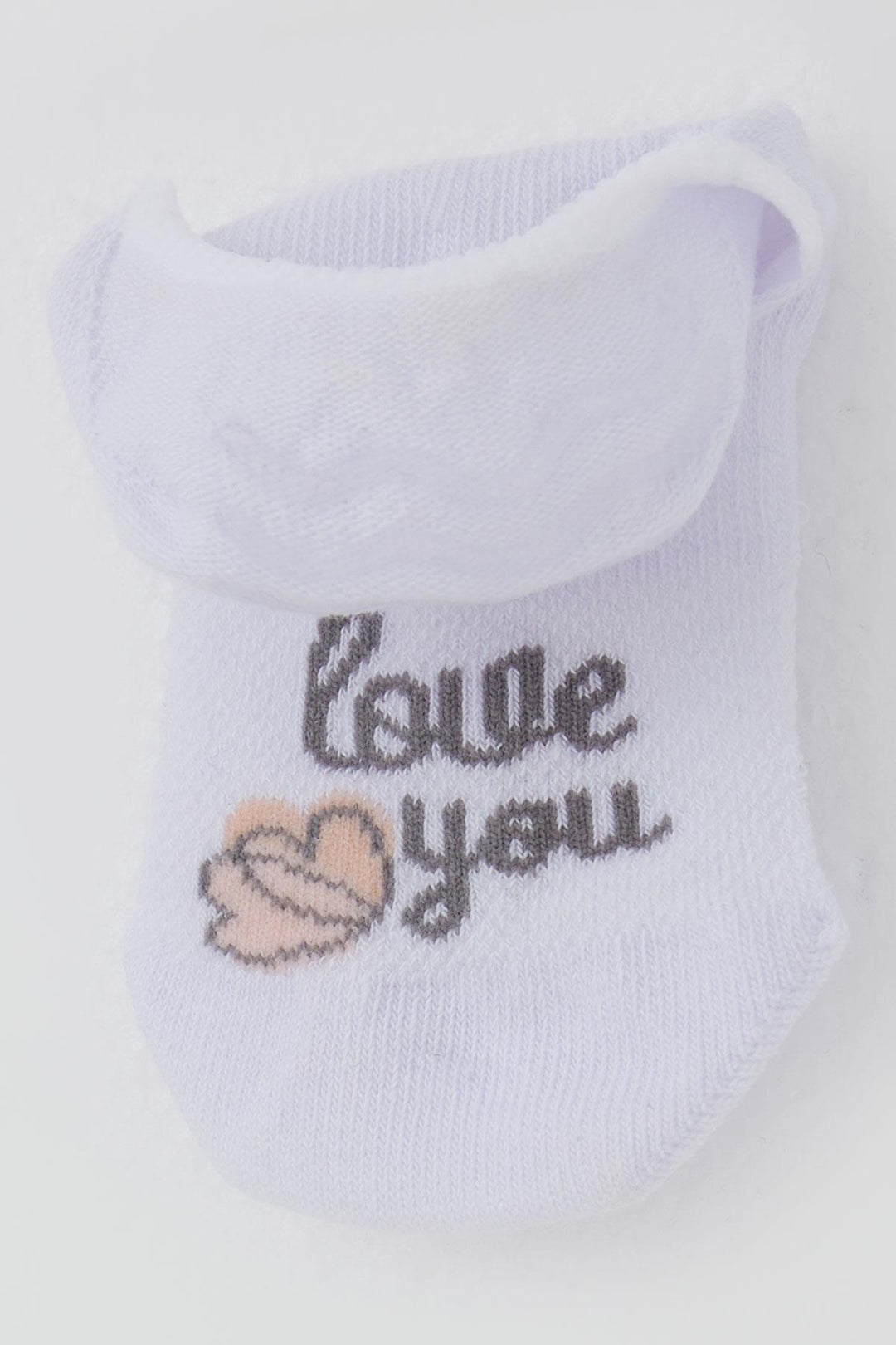 BRE Katamino Kız Çocuk Babet Çorap Sevgi Temalı Kalp Baskılı 54 Yaş, Beyaz - Zweibrücken