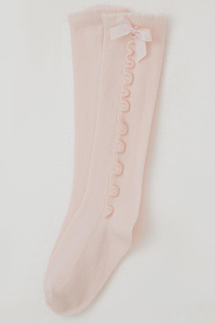 BRE Katamino Girl Child Golf Socks with Ankle Part Fiyon Accessory 1-8 Years, Pink - Caguas