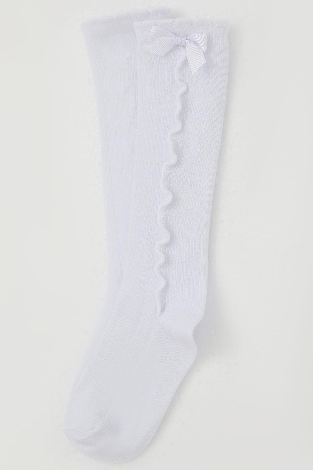 BRE Katamino Girl Child Golf Socks with Ankle Part Fiyon Accessory 1-8 Years, White - Arnold