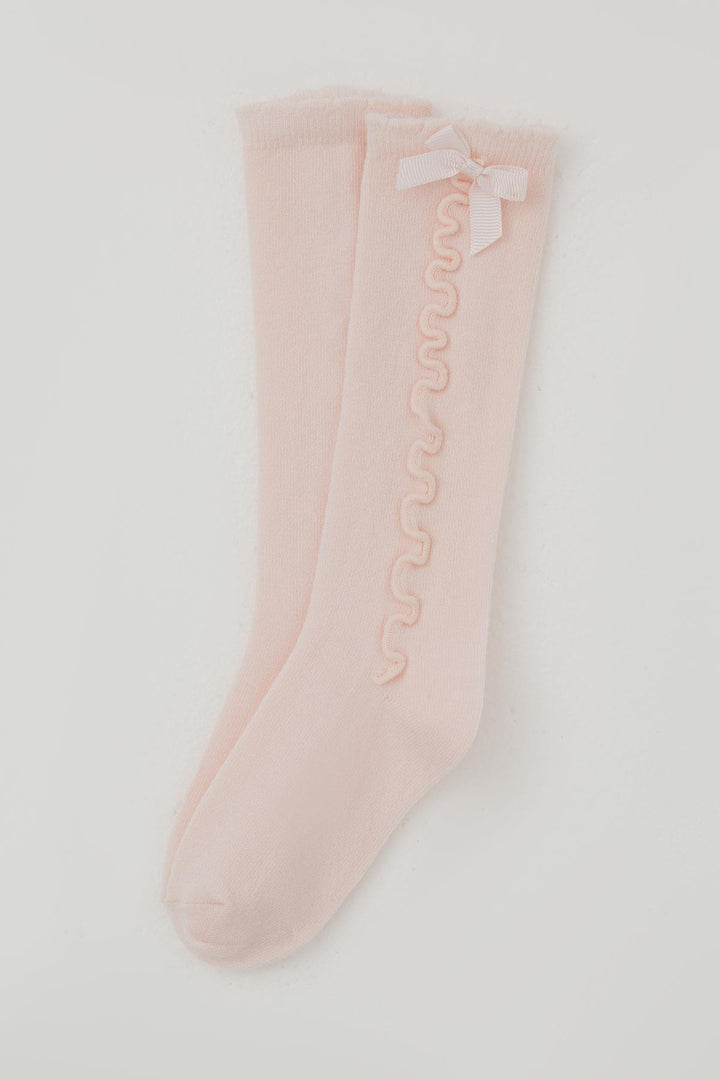 BRE Katamino Girl Child Golf Socks with Ankle Part Fiyon Accessory 1-8 Years, Pink - Caguas