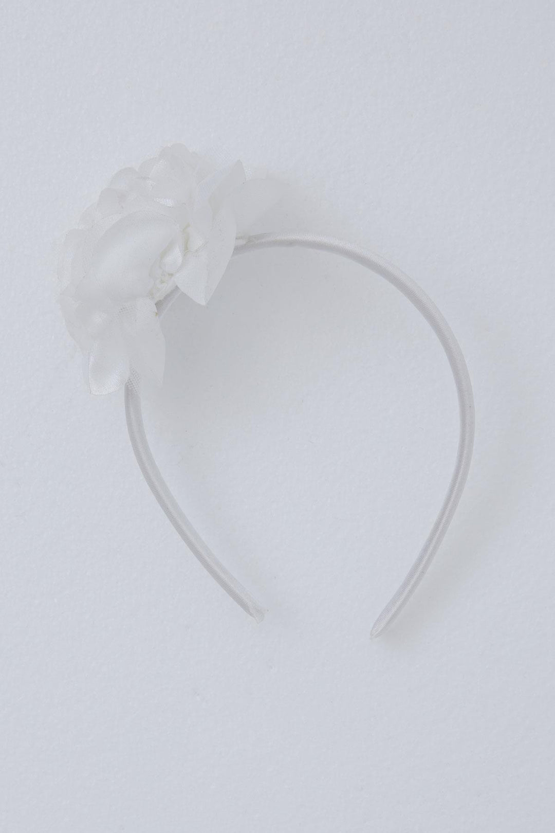 BRE Katamino Girl Child Tights Flower Accessory Crown Set 3-8 Years, White - Launceston