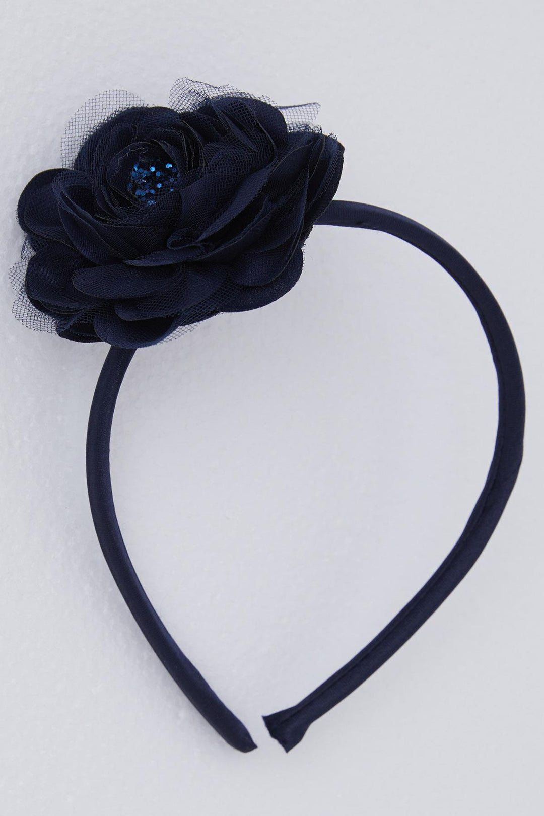 BRE Katamino Girl Child Tights Flower Accessory Crown Set 3-8 Years, Navy Blue - St. Petersburg