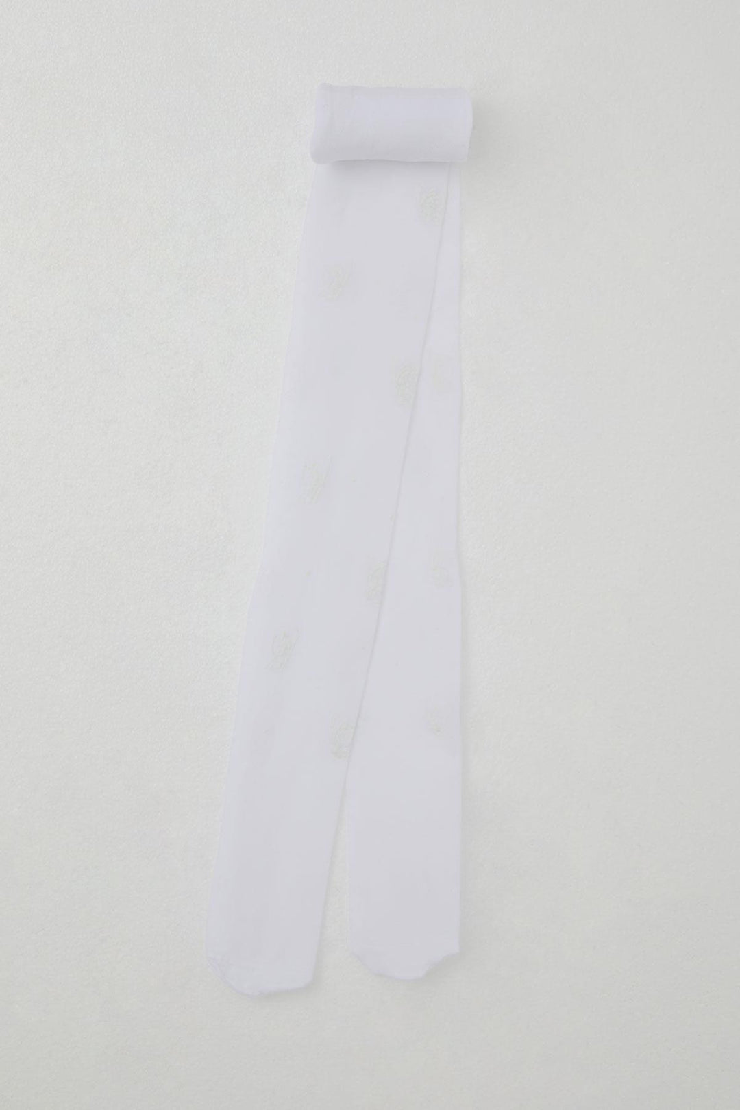 BRE Katamino Girl Child Tights Thin Butterfly Printed 3-6 Years, White - Essen