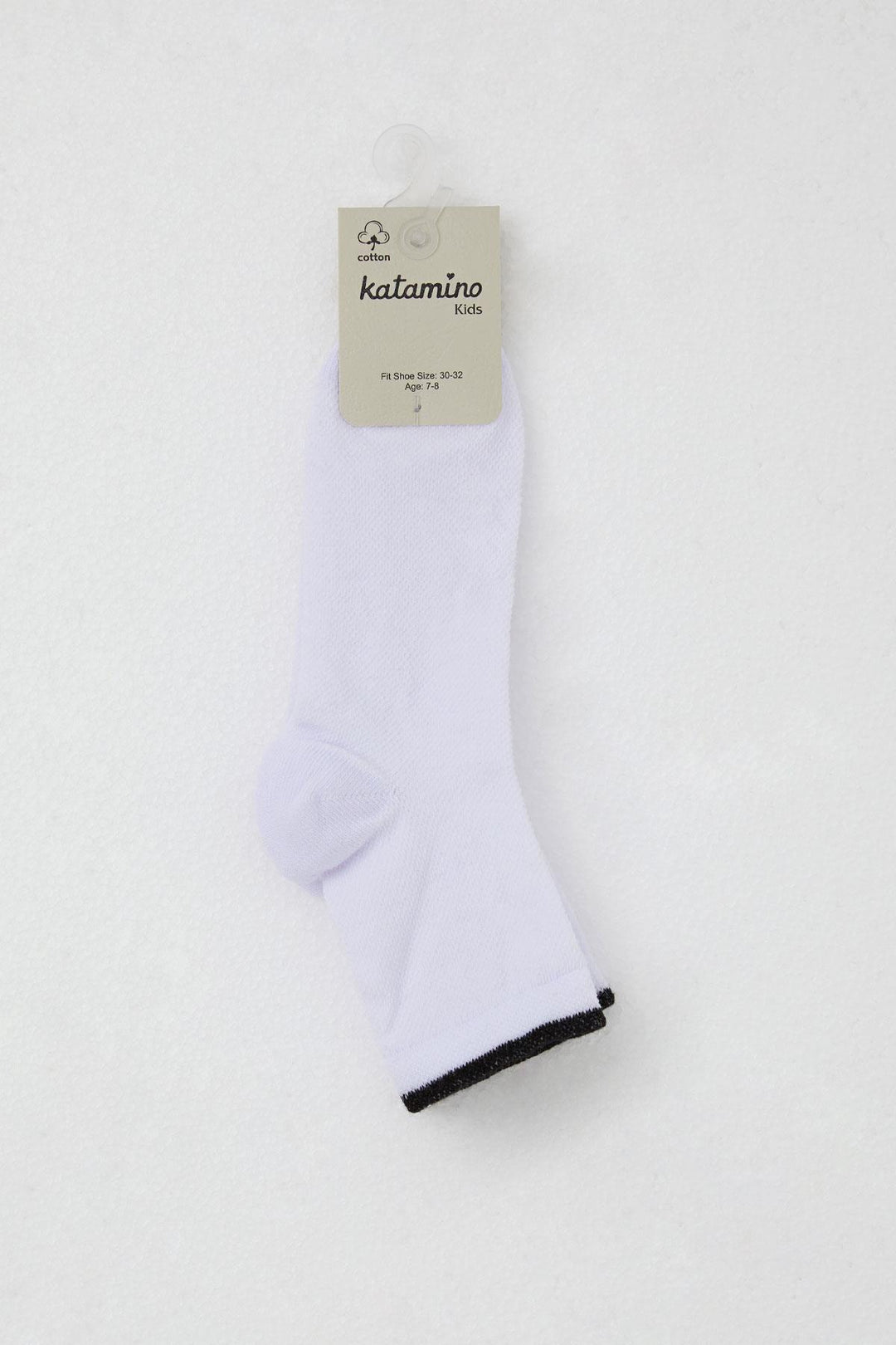 BRE Katamino Girl Child Socks Basic 76 Years, White - Palmela