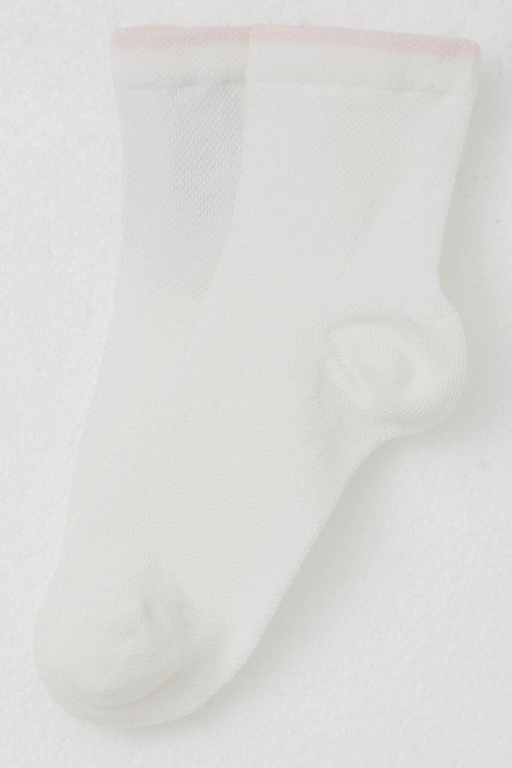 BRE Katamino Girl Child Socks Basic 76 Years, Ecru - Coram