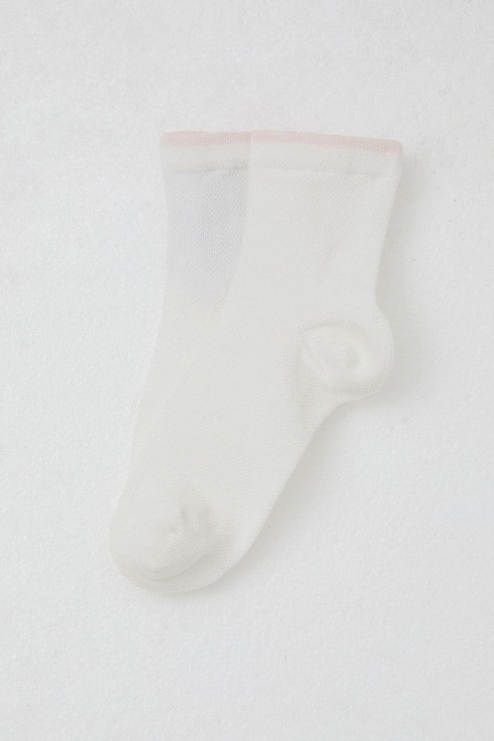 BRE Katamino Girl Child Socks Basic 76 Years, Ecru - Coram