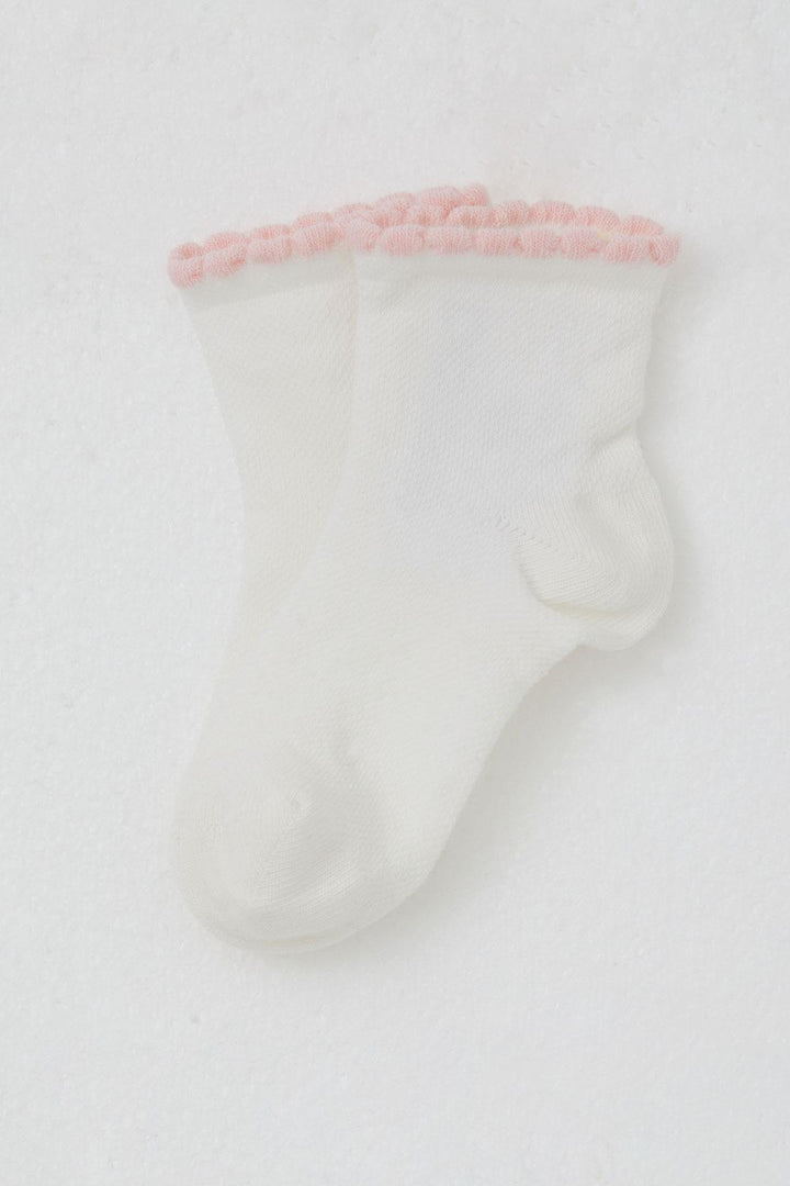 BRE Katamino Girl Child Socks Basic 1-6 Years, Ecru - Durango