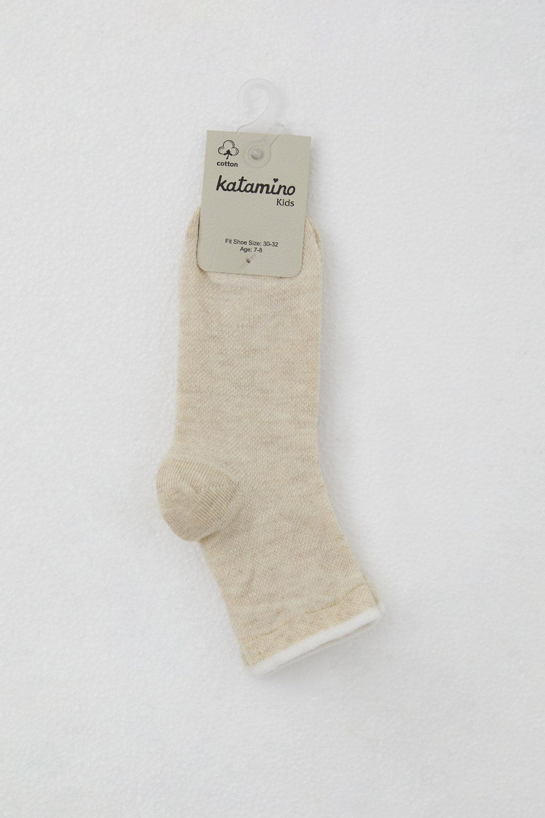 BRE Katamino Girl Child Socks Basic 76 Years, Cream - Pisa