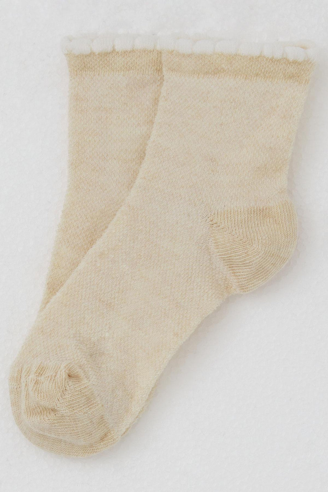 BRE Katamino Girl Child Socks Basic 1-6 Years, Cream - Chilliwack