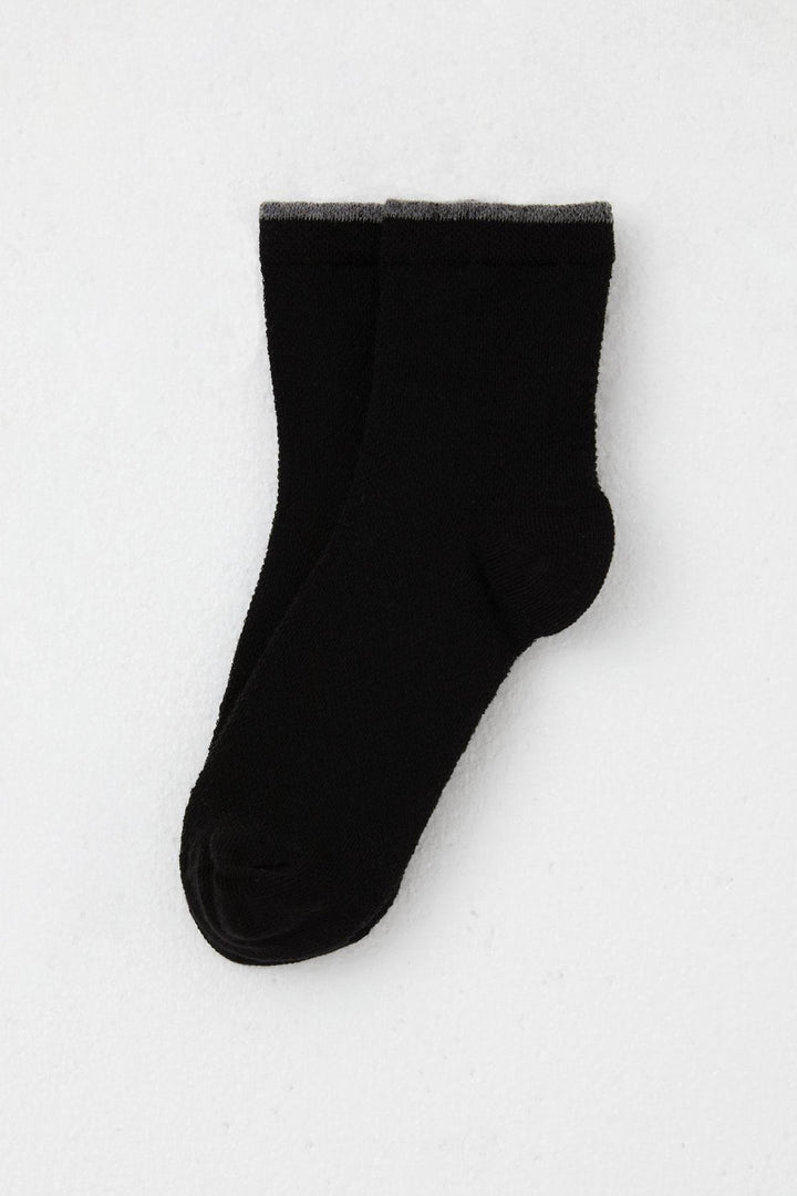 BRE Katamino Girl Child Socks Basic 76 Years, Black - Monaco