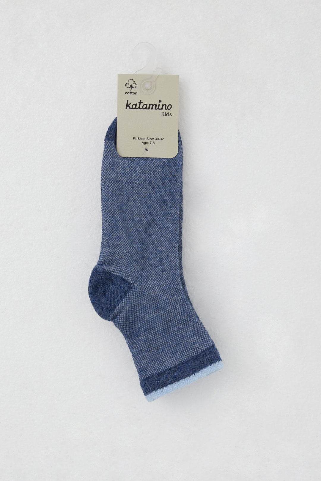 BRE Katamino Girl's Self-Patterned Socks 76 Years, Dark Blue - Roermond