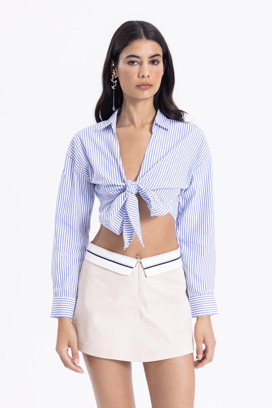 BSL Women Waist Banded Short Skirt - Kobryn
