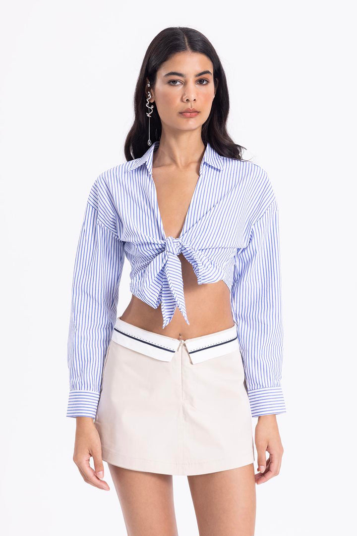 BSL Women Waist Banded Short Skirt - Kobryn