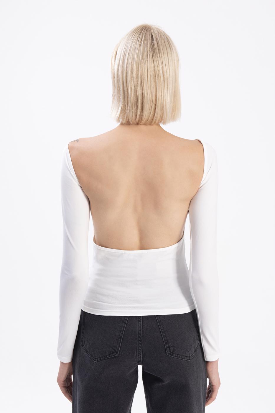 BSL Women Boat neck open back top - Corsico