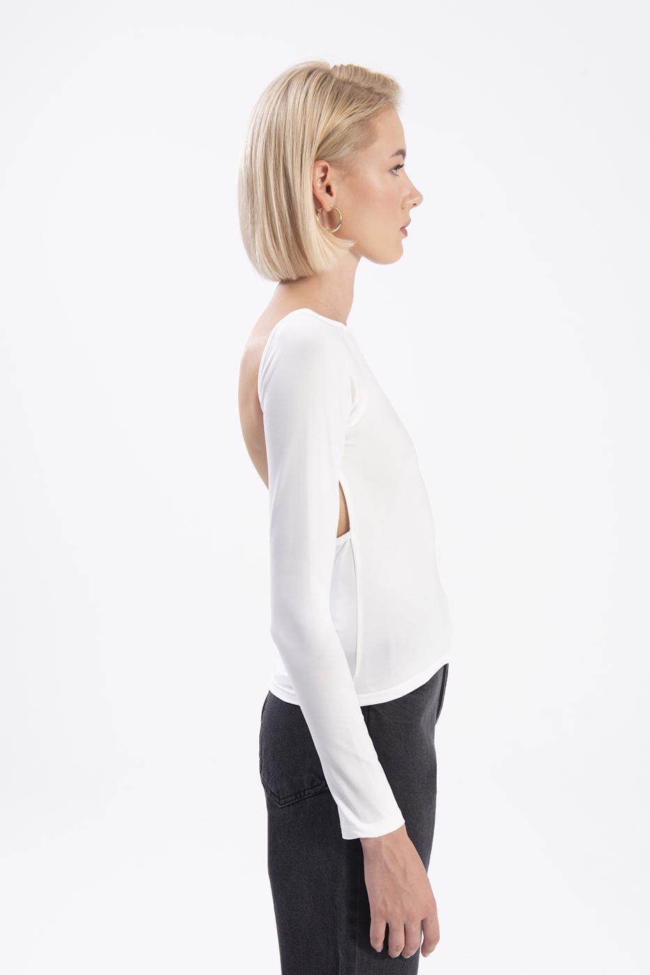 BSL Women Boat neck open back top - Corsico