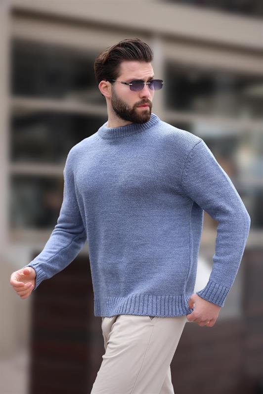 MDX Indigo Bike Collar Overfit Men's Sweater E7402 - Craiova