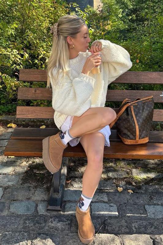 MDX Ecru Balloon Sleeve Comfortable Fit Women's Sweater MG2602 - Acerra