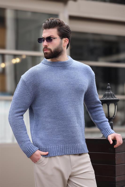 MDX Indigo Bike Collar Overfit Men's Sweater E7402 - Craiova