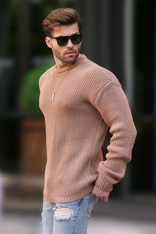 MDX Mink Bicycle Neck Long Sleeve Knitted Sweater 7246 - San Luis Río Colorado