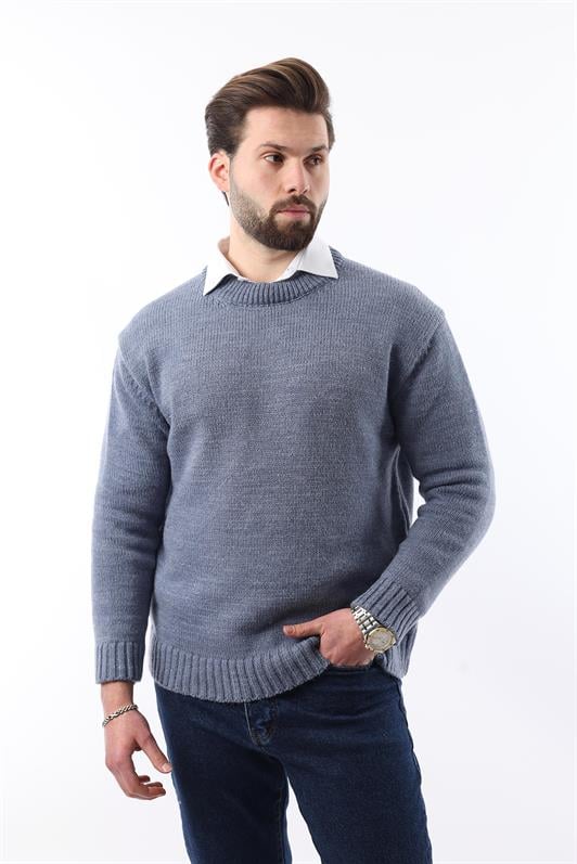 MDX Indigo Bike Collar Overfit Men's Sweater E7402 - Craiova
