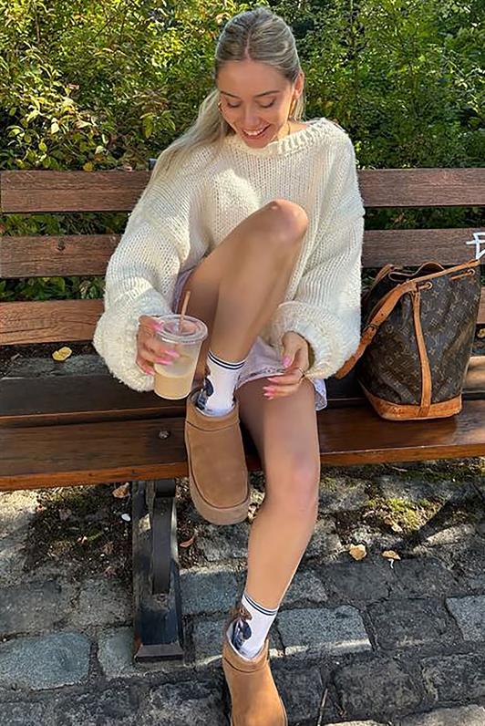 MDX Ecru Balloon Sleeve Comfortable Fit Women's Sweater MG2602 - Acerra