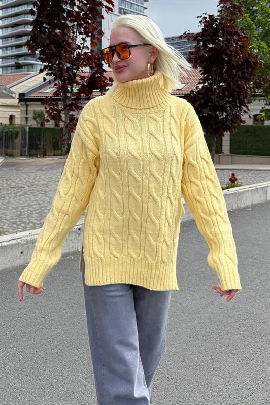 MDX Yellow Turtleneck Sweater MG2376 - Burton upon Trent