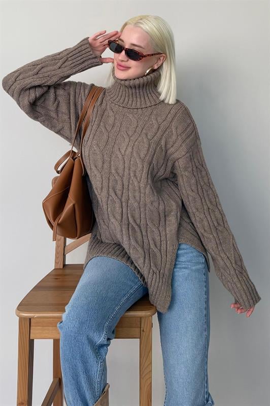 MDX Mink Turtleneck Sweater MG2376 - Catanzaro