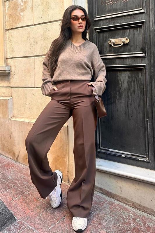MDX Mink V-Neck Oversized Women's Sweater MG2149 - Widnes