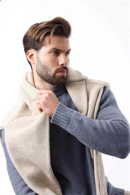 MDX Indigo Bike Collar Overfit Men's Sweater E7402 - Craiova