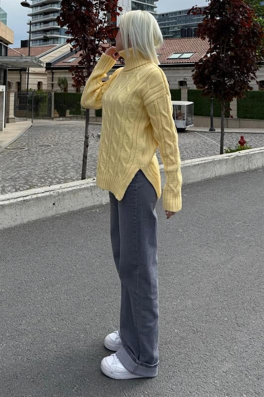 MDX Yellow Turtleneck Sweater MG2376 - Burton upon Trent