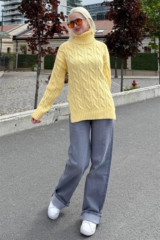 MDX Yellow Turtleneck Sweater MG2376 - Burton upon Trent
