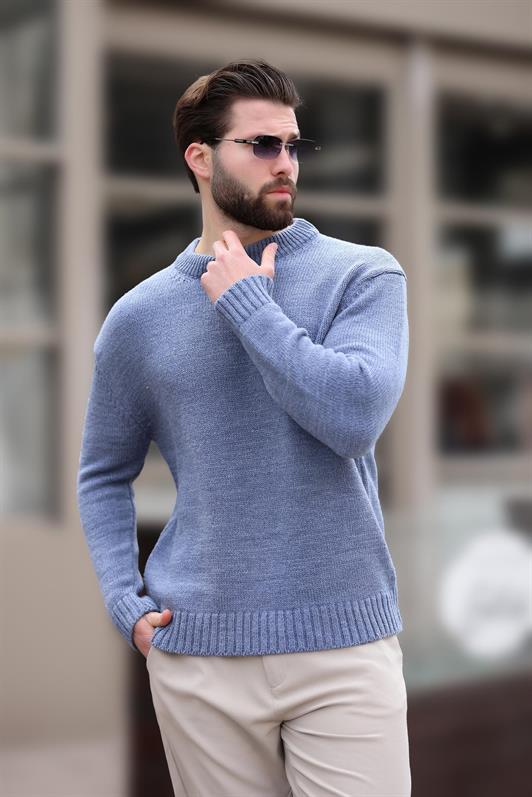 MDX Indigo Bike Collar Overfit Men's Sweater E7402 - Craiova