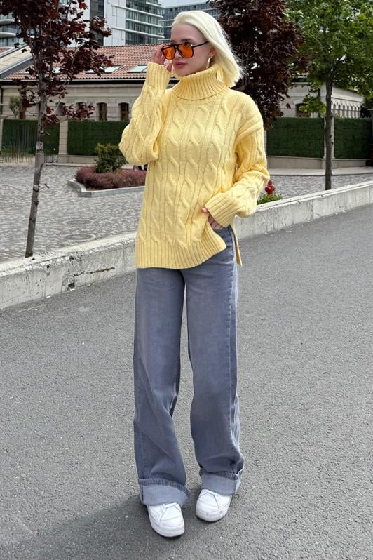 MDX Yellow Turtleneck Sweater MG2376 - Burton upon Trent