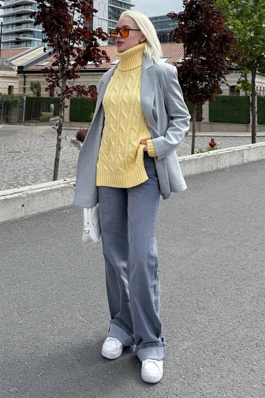 MDX Yellow Turtleneck Sweater MG2376 - Burton upon Trent