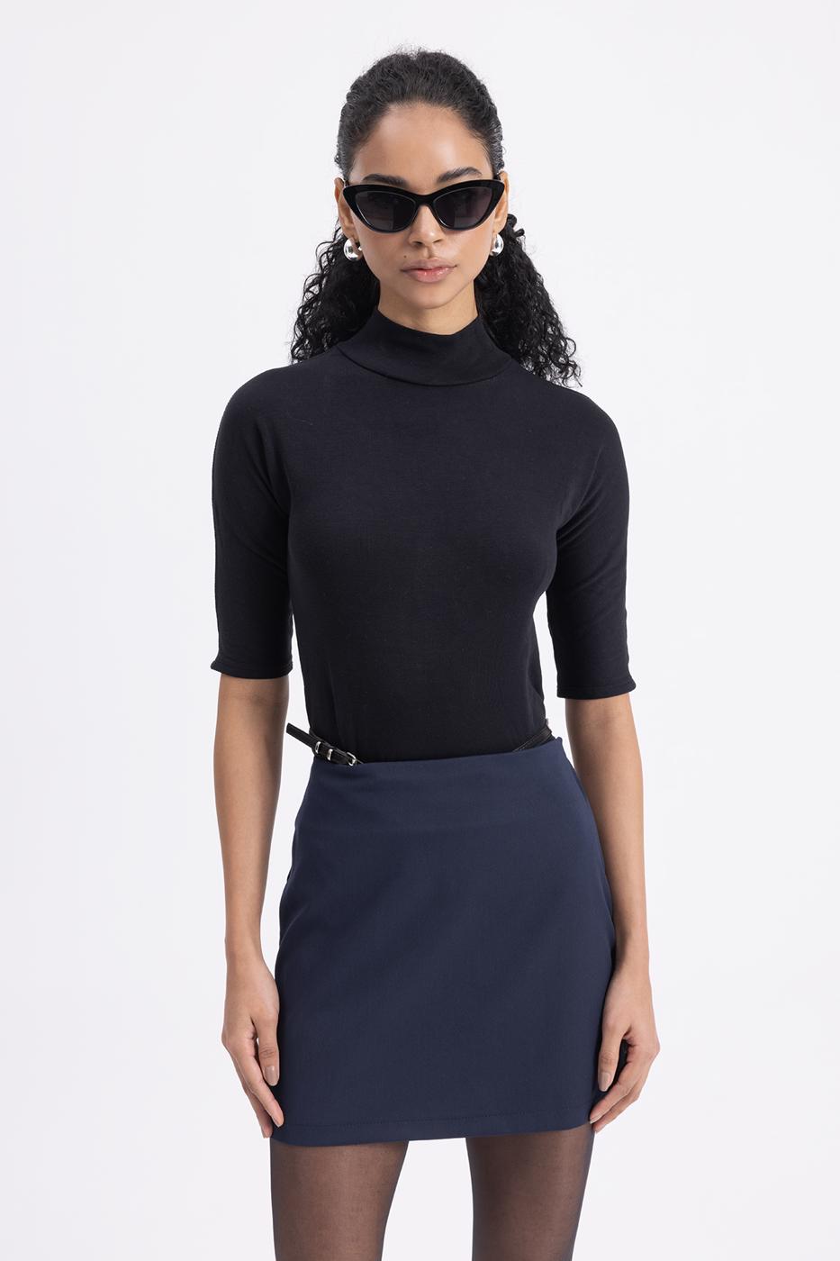 BSL Women Belt Detailed Mini Skirt - Manhattan Beach