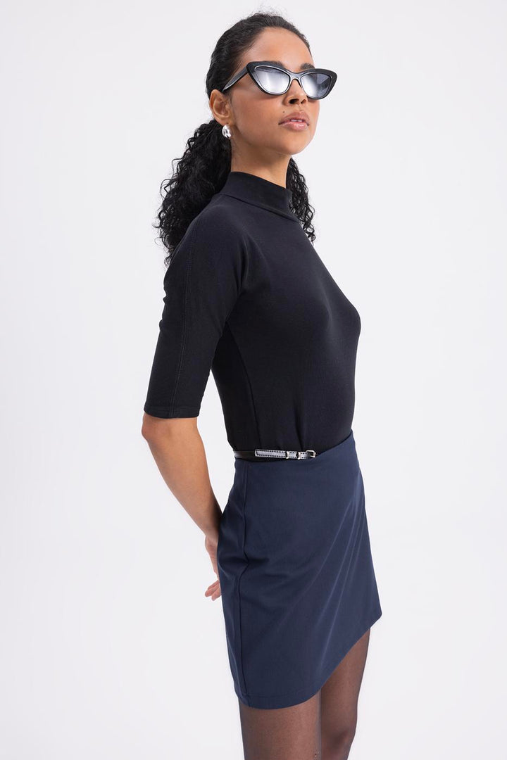 BSL Women Belt Detailed Mini Skirt - Manhattan Beach