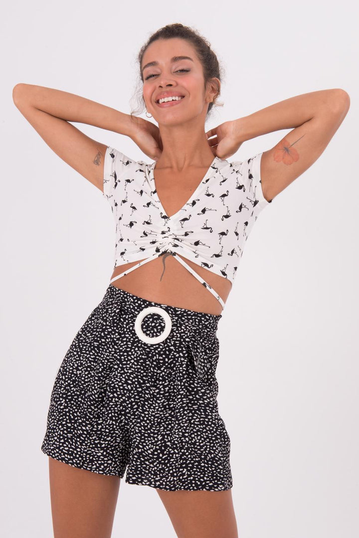 BSL Women Belted Mini Short - Porirua