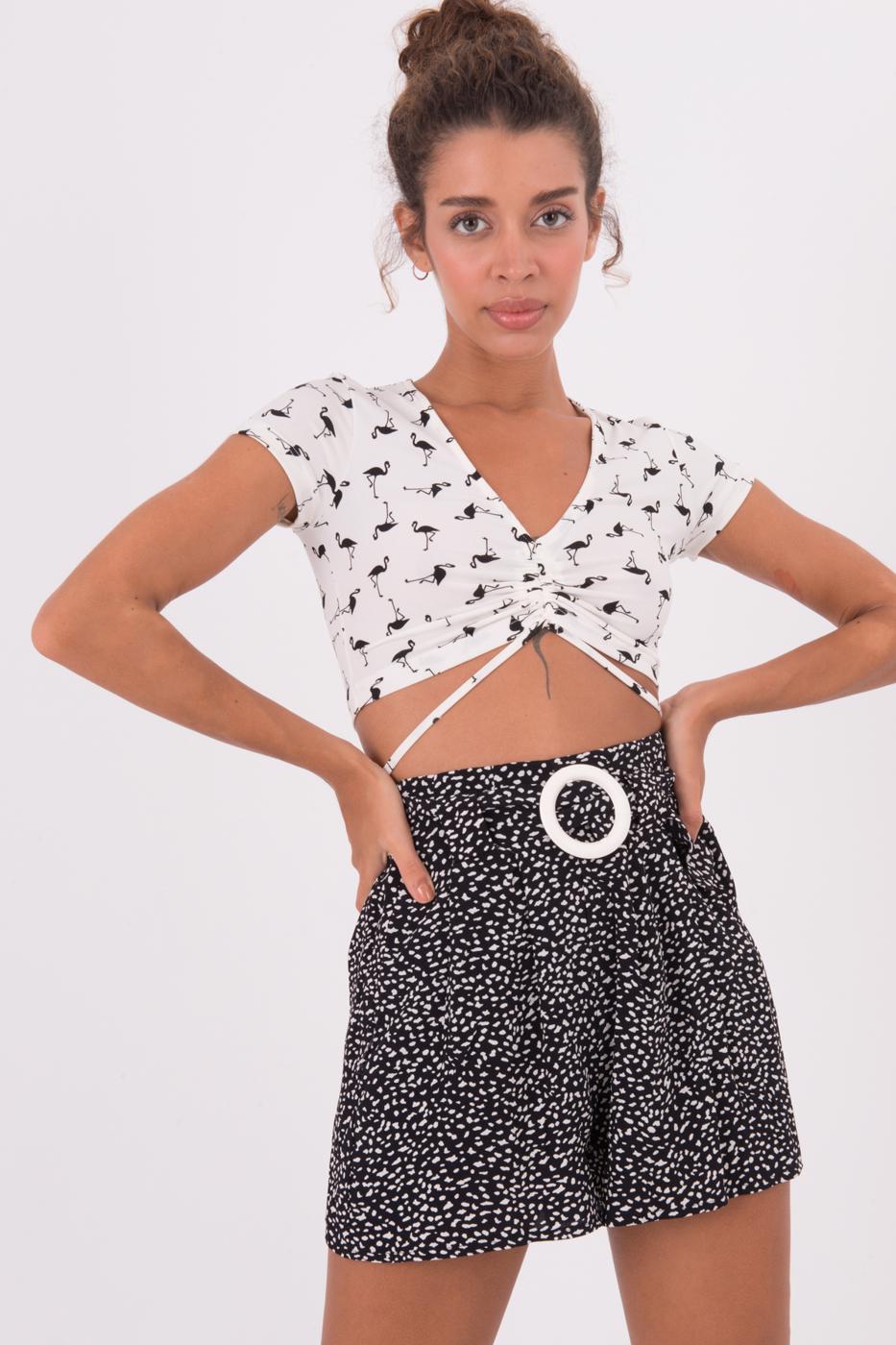 BSL Women Belted Mini Short - Porirua