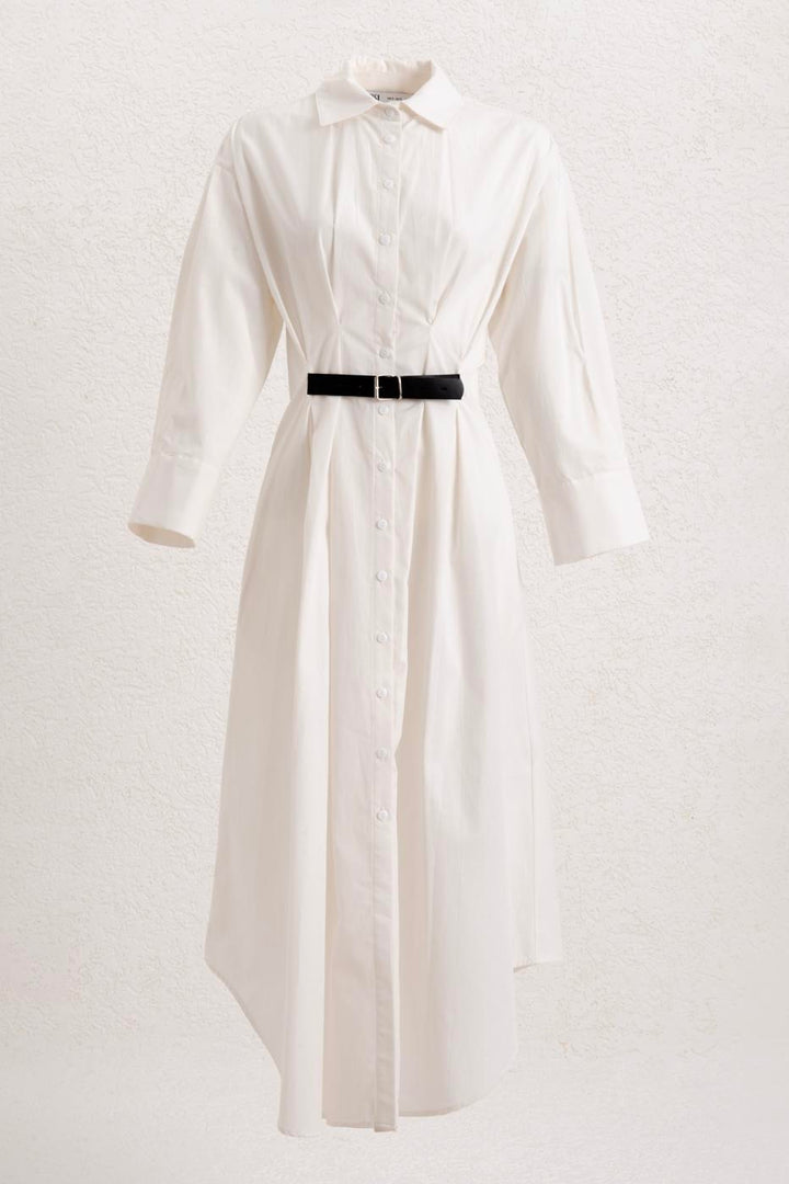 BSL Women Belted Midi Shirt Dress - Maidstone