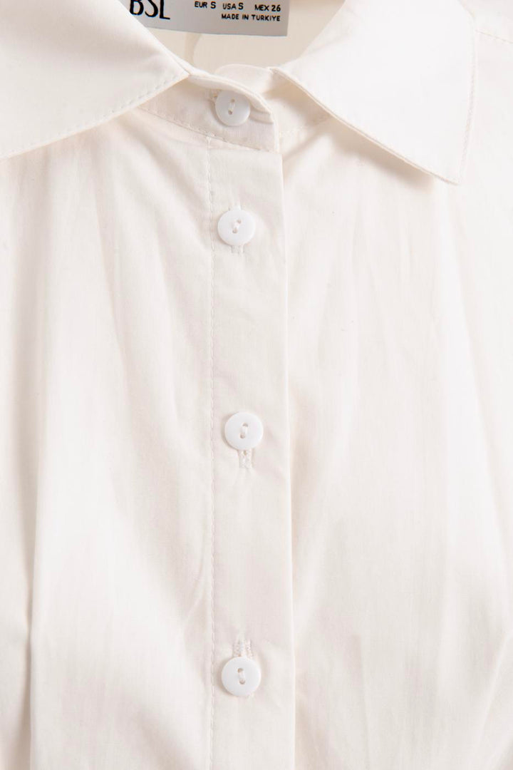 BSL Women Belted Midi Shirt Dress - Maidstone