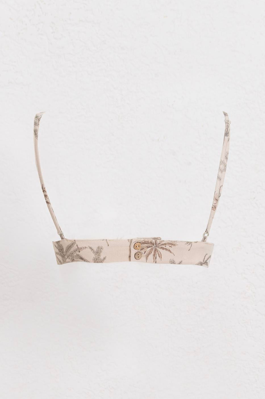 BSL Women Linen Strappy Bustier - Tepic