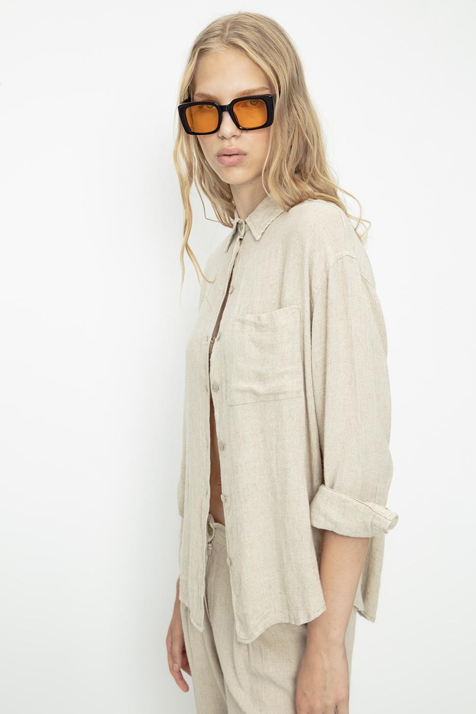 BSL Women Linen Shirt - Jacksonville