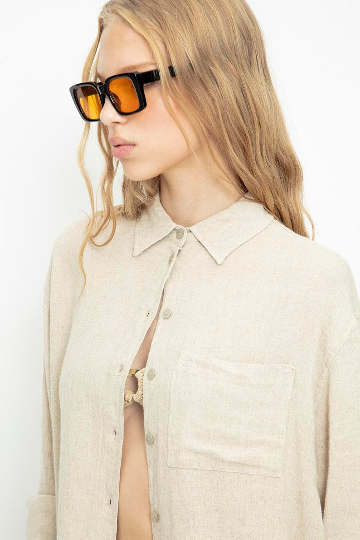 BSL Women Linen Shirt - Jacksonville