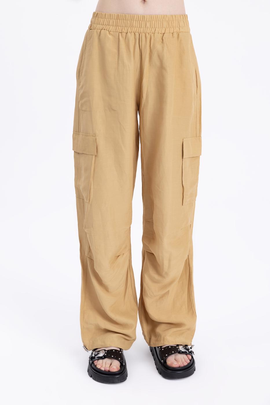 BSL Women Linen Cargo Pants - San Giorgio a Cremano