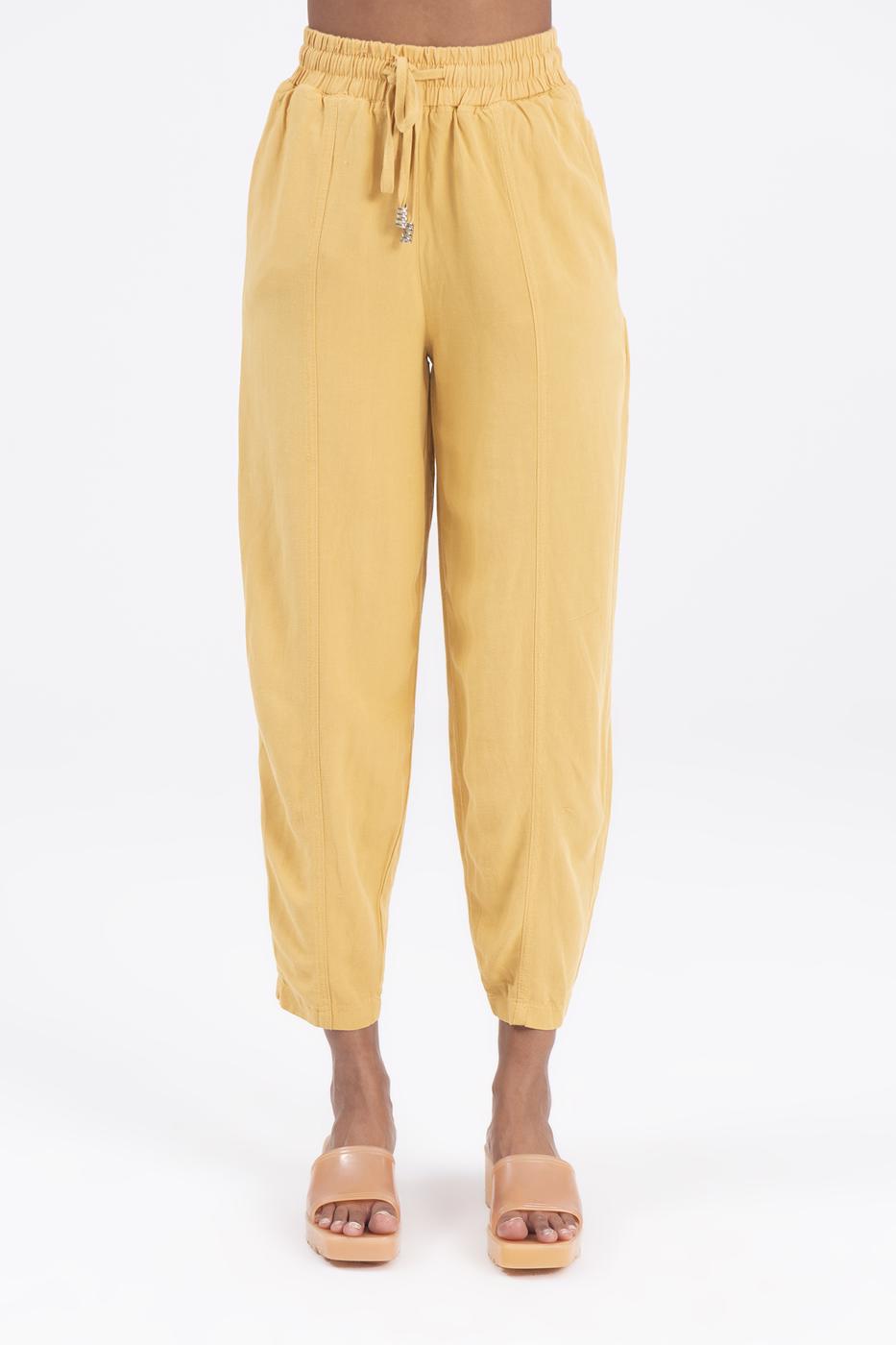 BSL Women Linen Blend Loose Pants - Rowlett